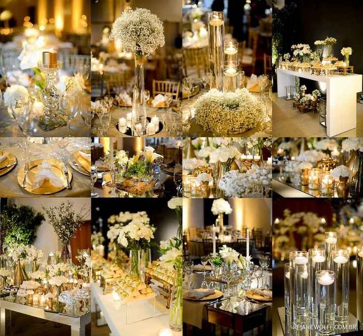 ideias de decoração dourada e branca para sala de estar