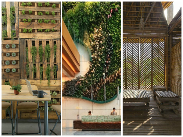 ideias de decoração ecológica para sala de estar