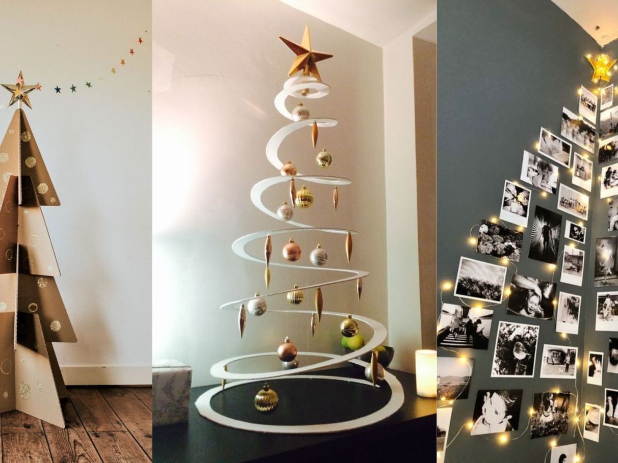 ideias criativas para decorar árvores no jardim