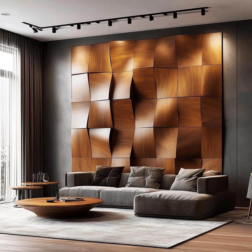 decoração em madeira para parede