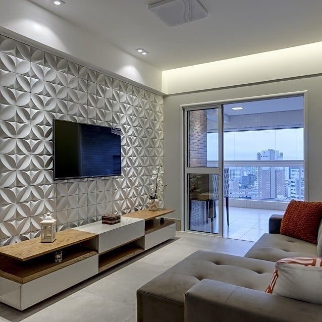 decoração em mdf para sala