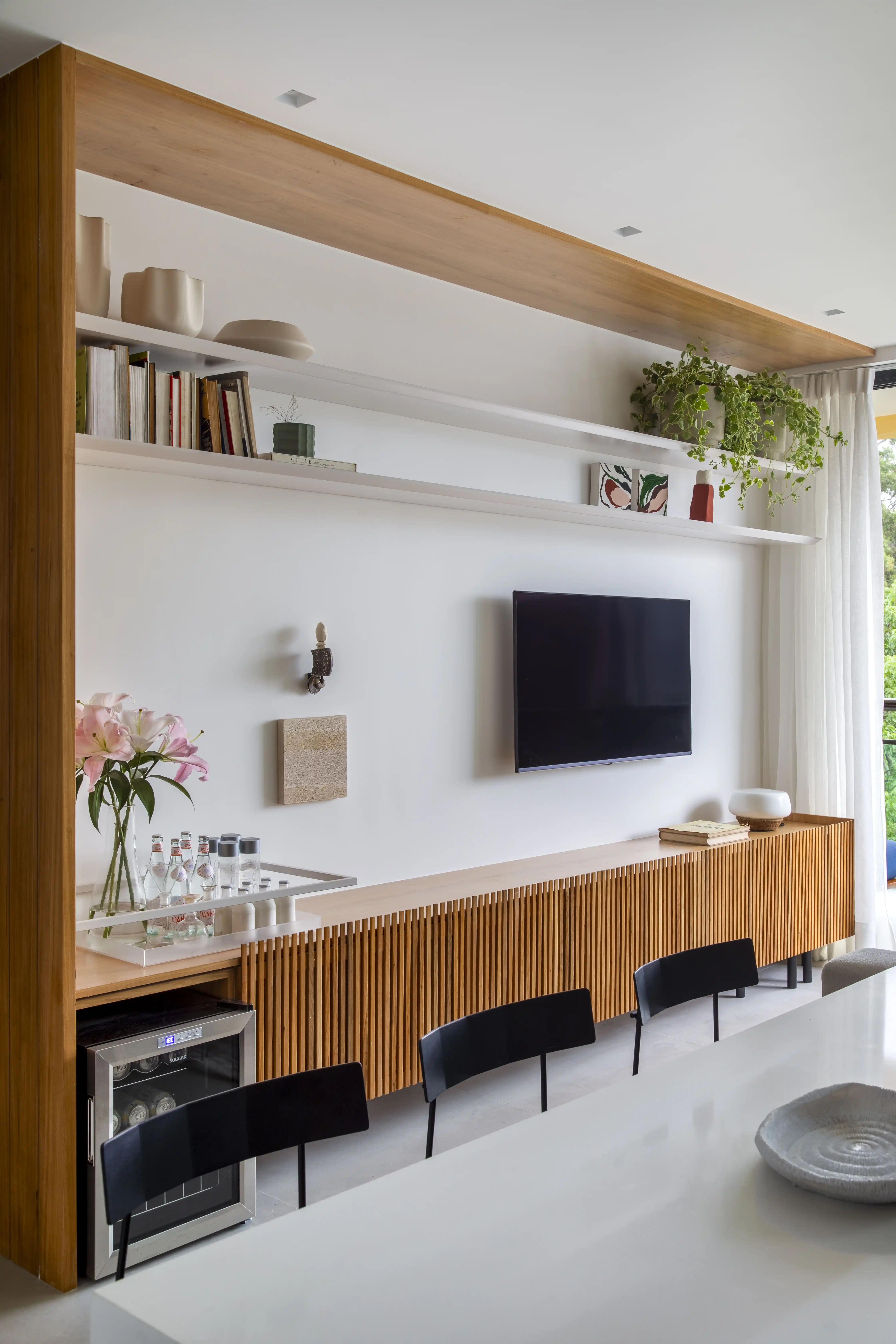 ideias de decoração com mdf para sala pequena