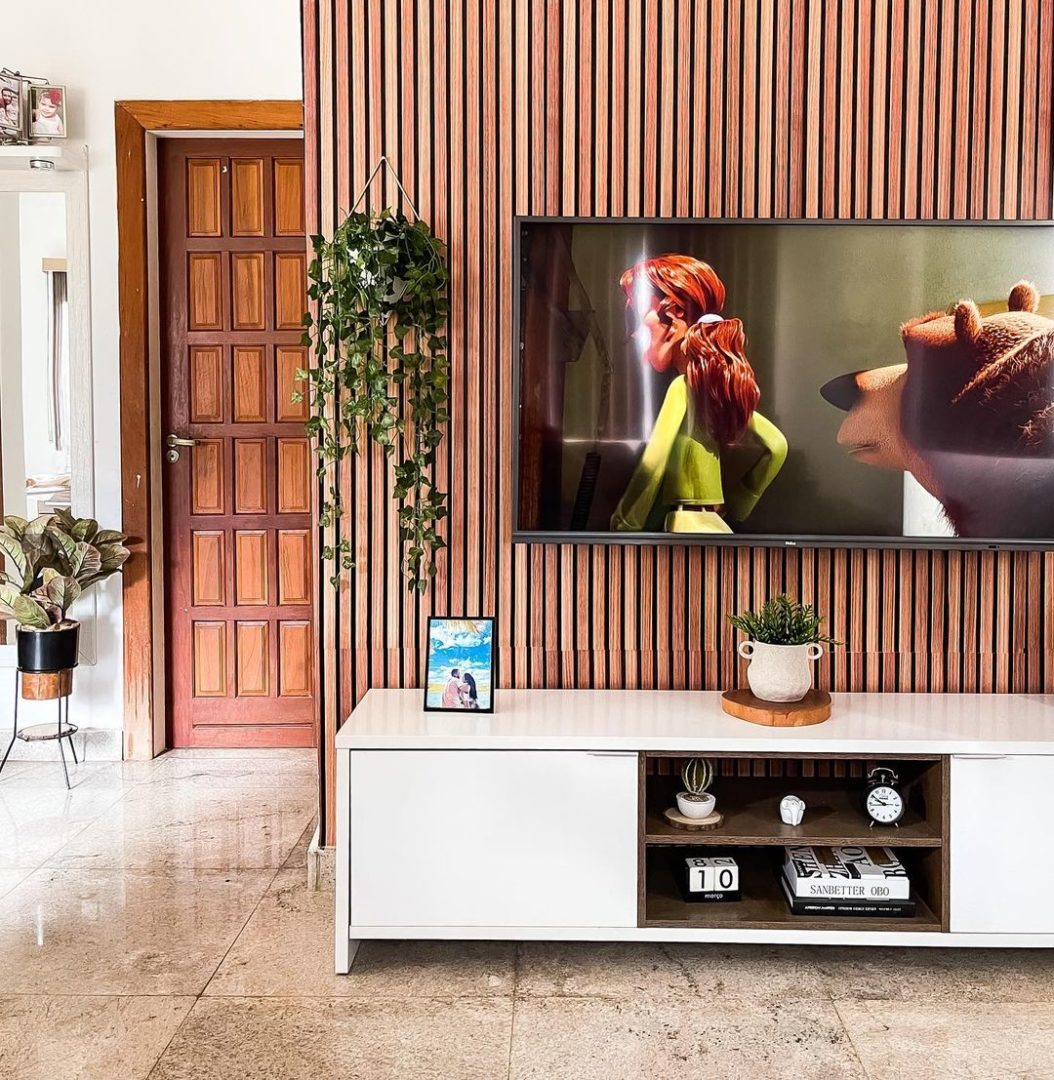 decoração em mdf para sala