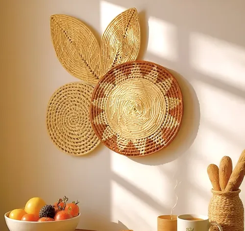 cestaria de palha vs painel de palha para parede