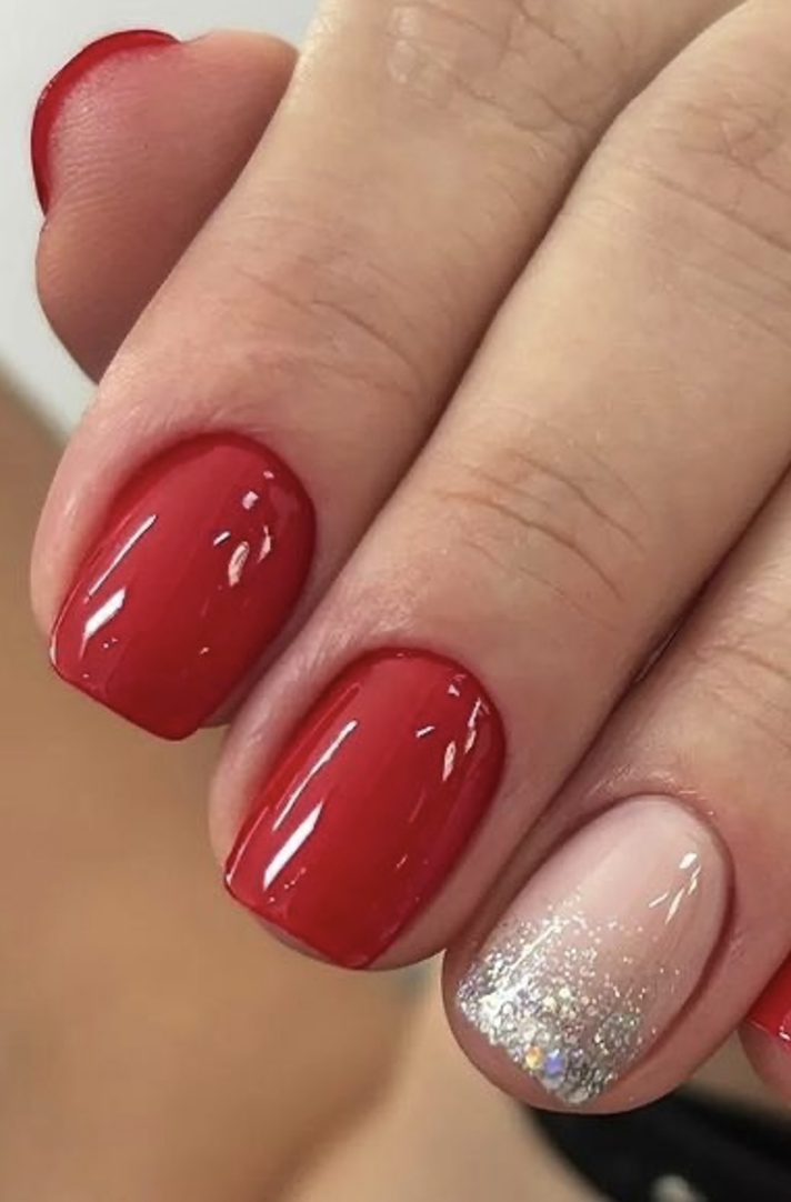 decoração em unhas curtas