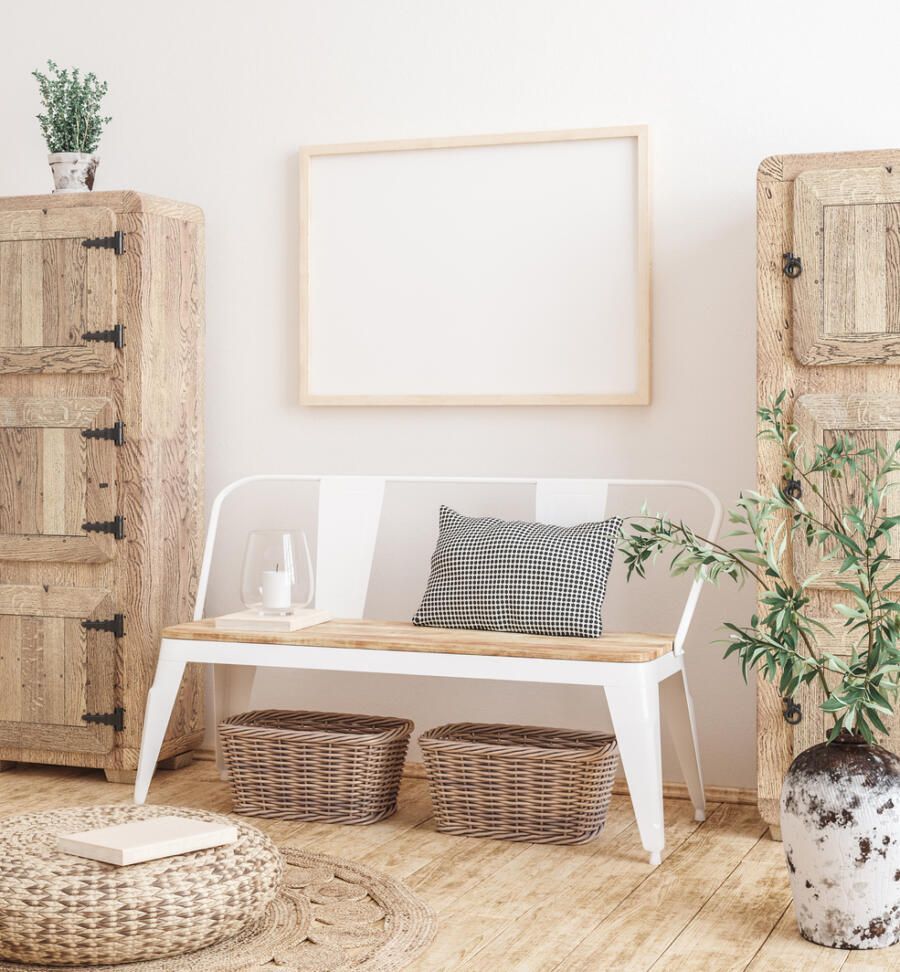 decoração de casa de campo