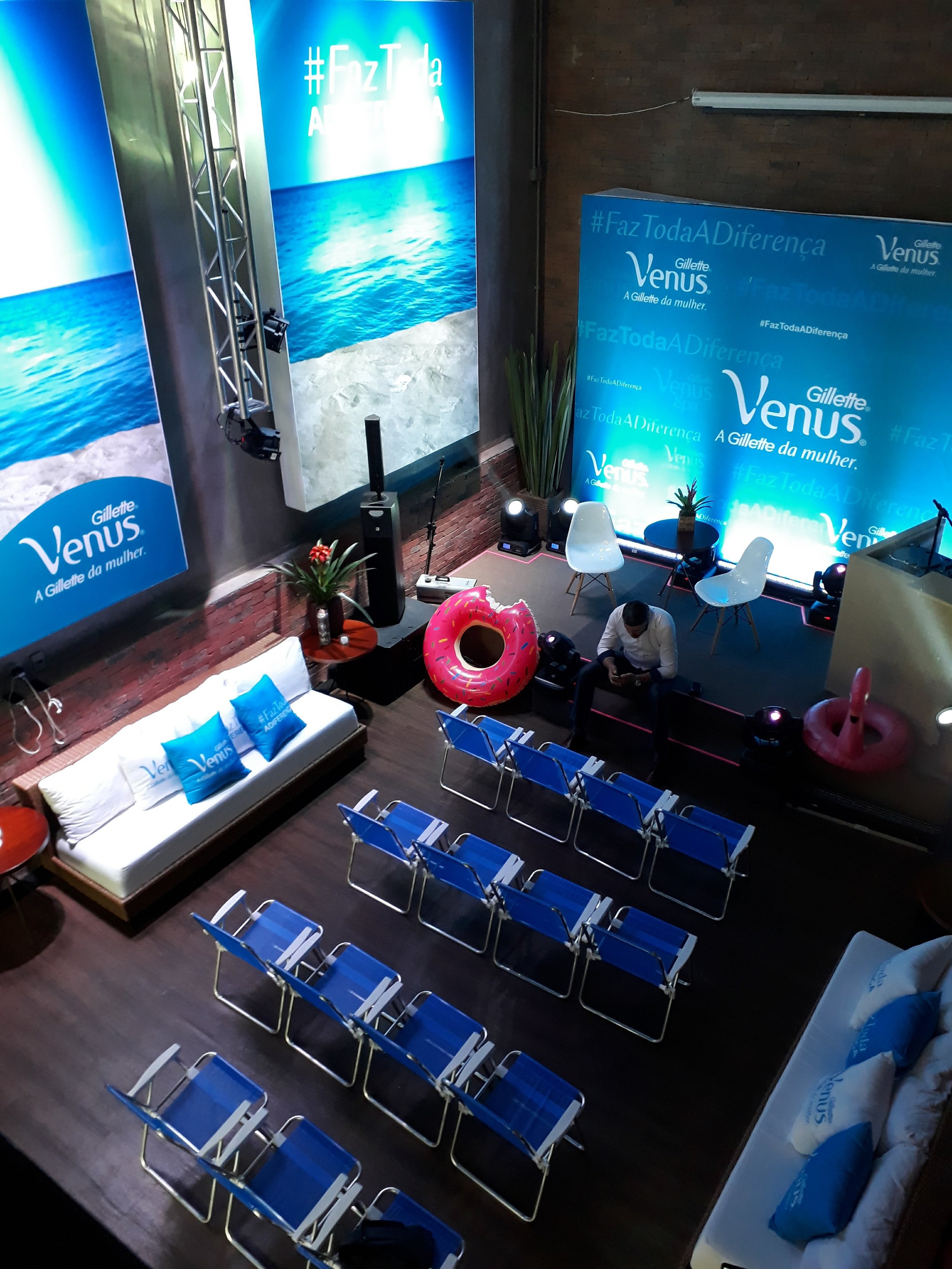 painel instagramável evento corporativo