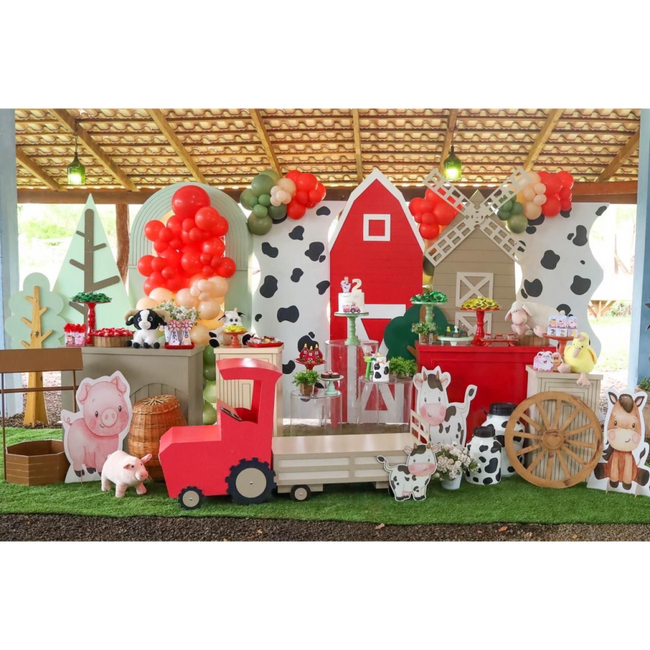 decoração fazendinha minimalista