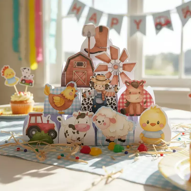 decoração fazendinha 1 ano menino