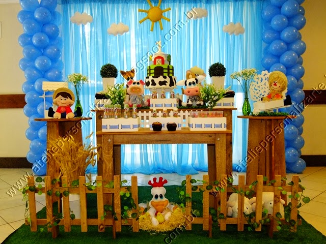 decoração fazendinha 5 anos menino