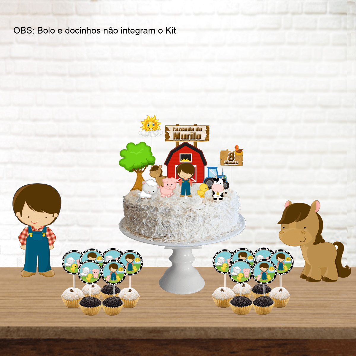 decoração fazendinha 7 anos menino