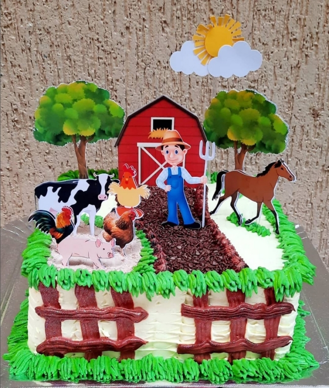decoração fazendinha 8 anos menino