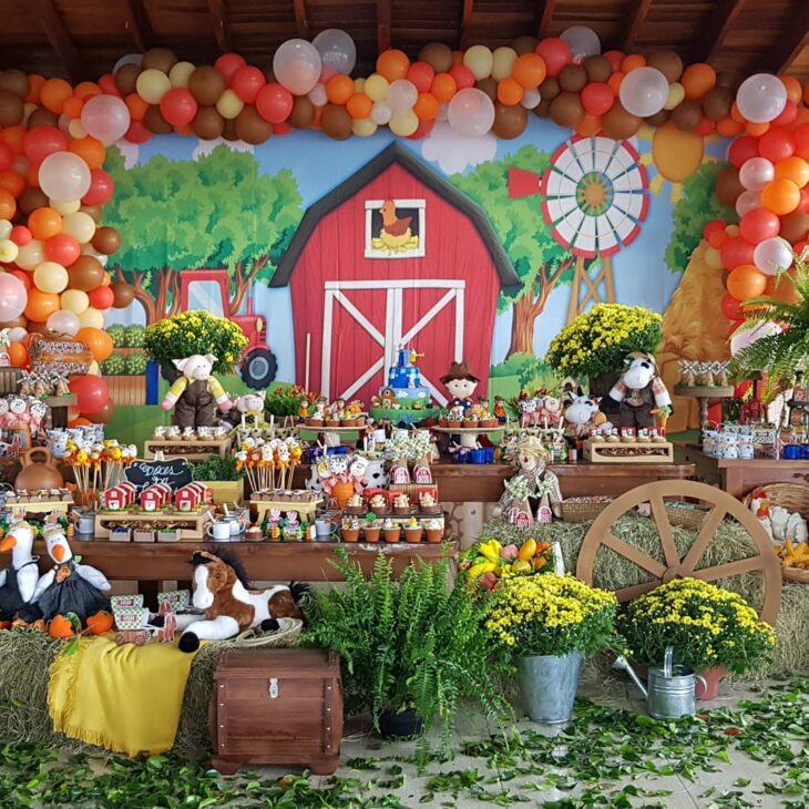 decoração fazendinha 10 anos menino
