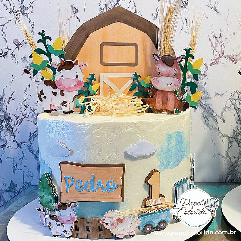 decoração de festa fazendinha para meninos