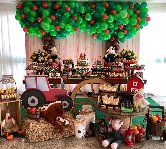 ideias decoração fazendinha simples e barata