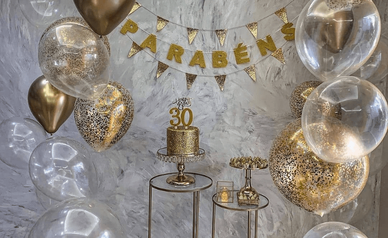 decoração festa 30 anos