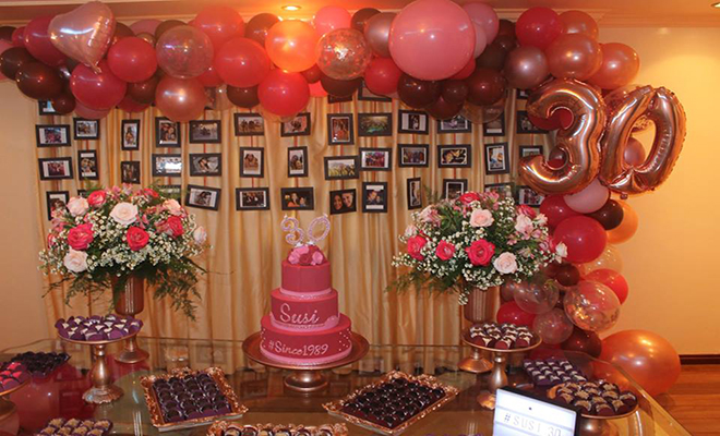 decoração festa 30 anos boteco simples