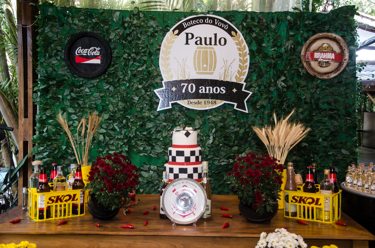 decoração 70 anos em casa
