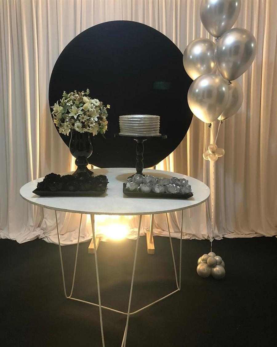 decoração de festa para mulher simples