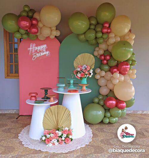 decoração de festa para homem simples