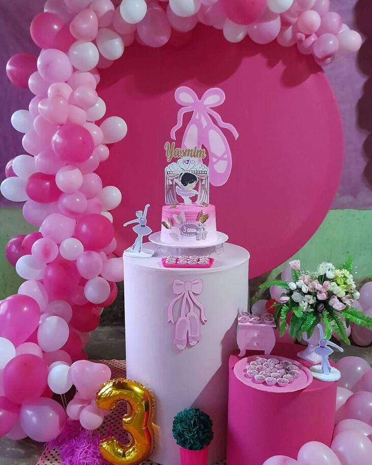 tema bailarina para aniversário