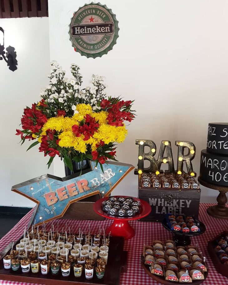 decoração festa boteco barata