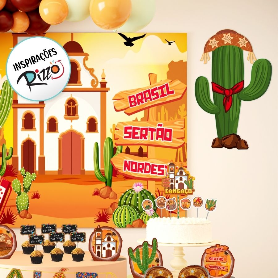 Como criar uma decoração autêntica de Festa Cangaço