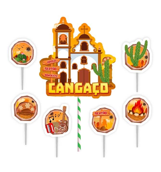 Paleta de Cores e Materiais para uma Festa Cangaço Inesquecível