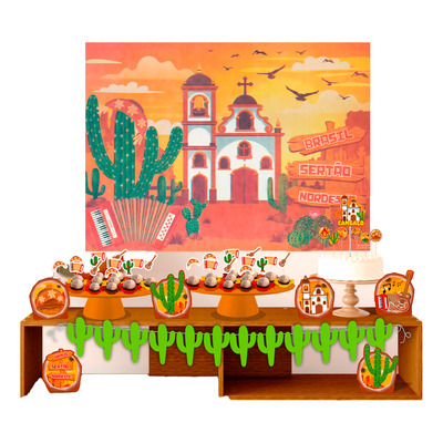 decoração festa cangaço