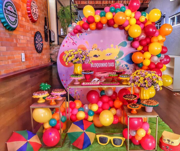 elementos decoração carnaval