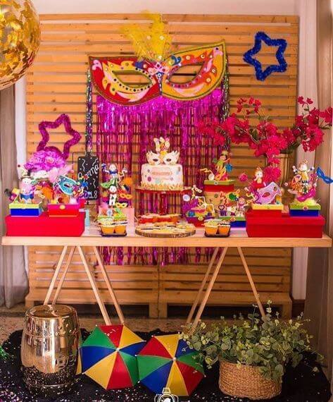 decoração festa carnaval infantil