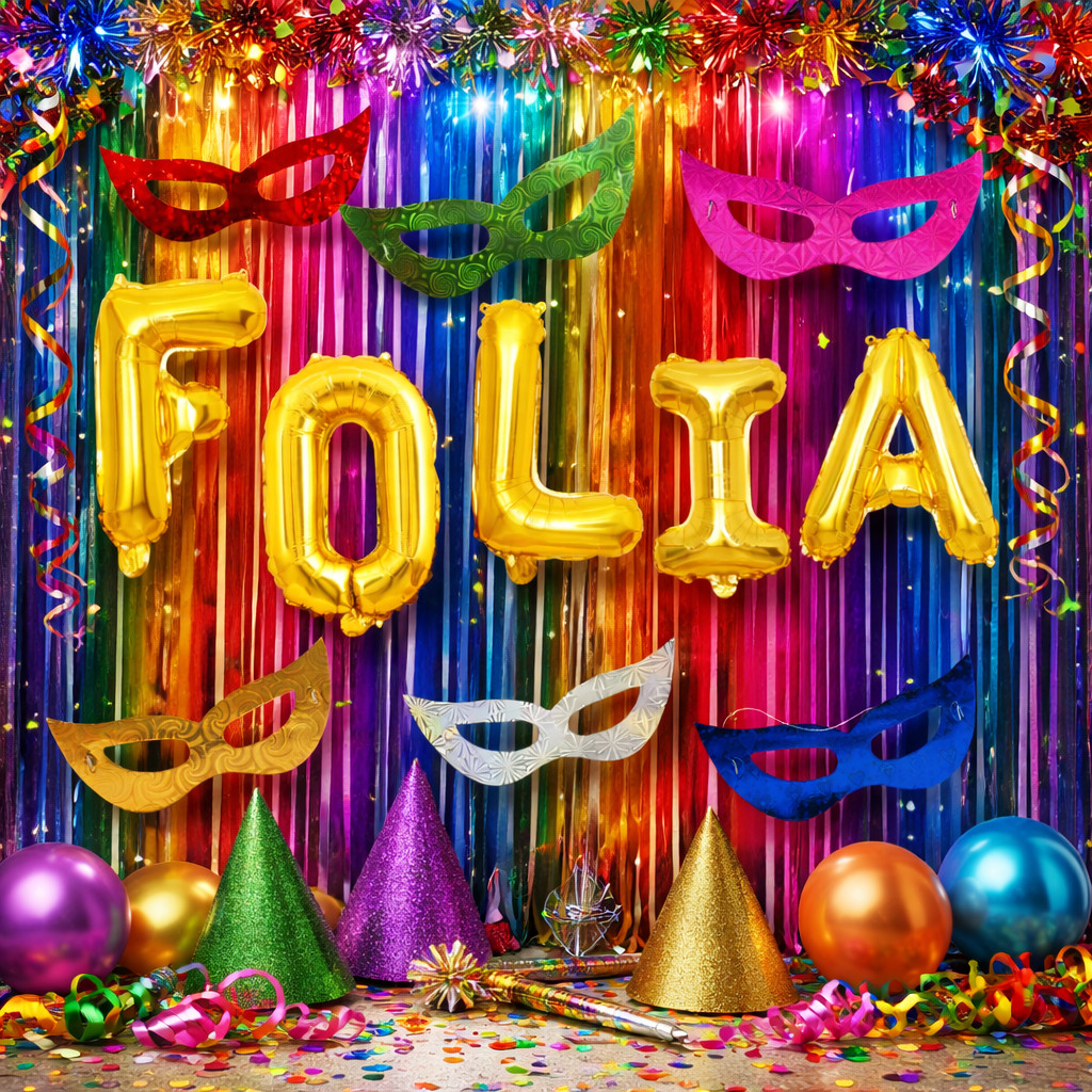 decoração festa carnaval DIY