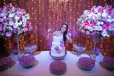 ideias de decoração festa 15 anos jardim encantado