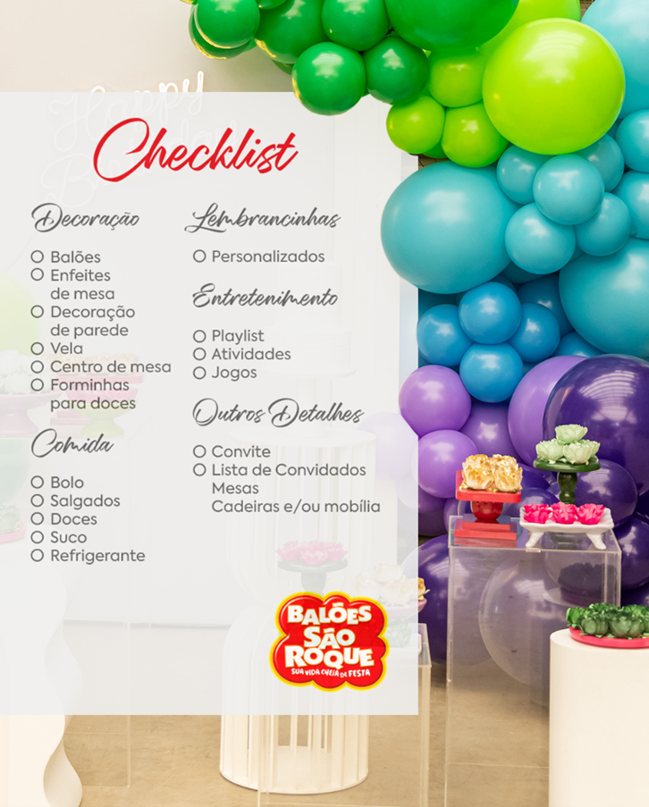 decoração festa de aniversario