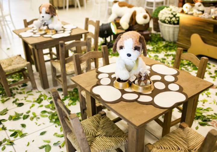 ideias criativas decoração festa cachorro