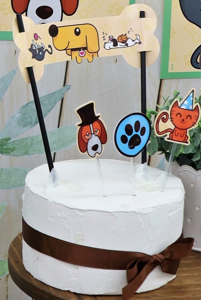 kit festa cachorro vs decoração personalizada