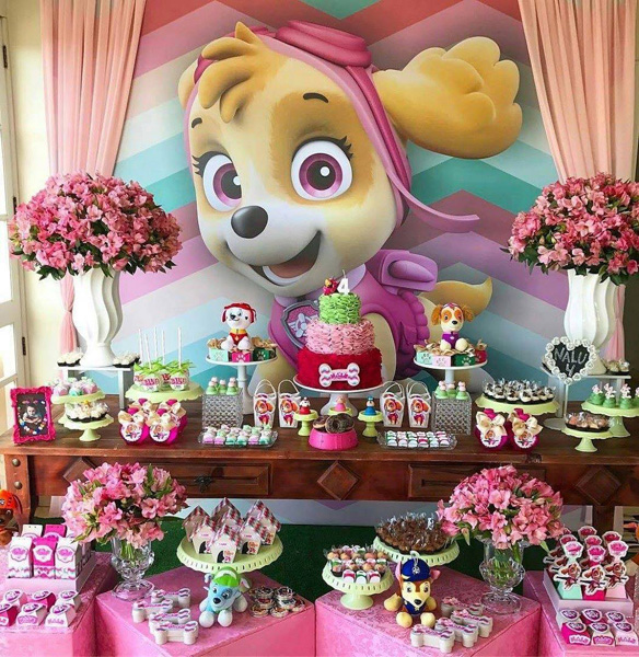 quanto custa decoração completa festa patrulha canina