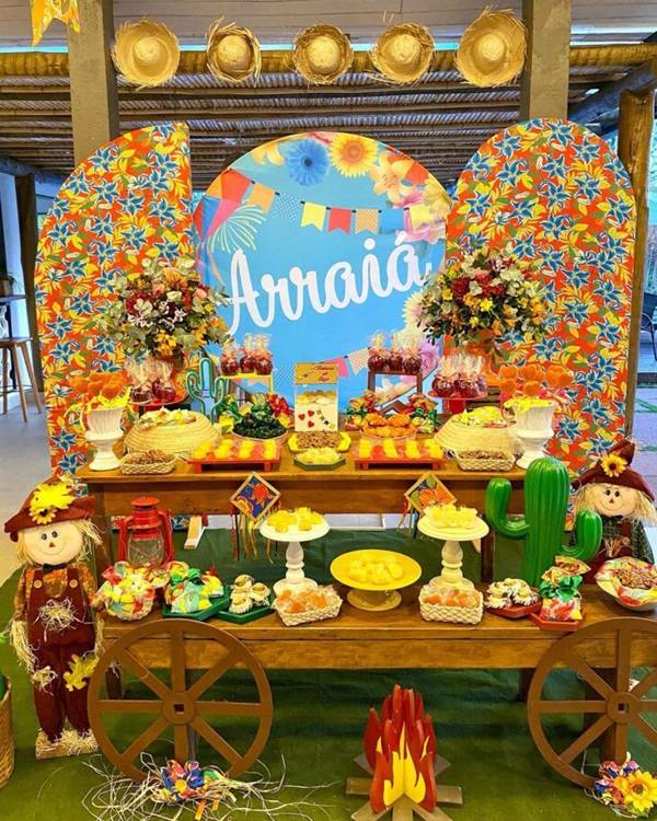 decoração festa junina vs decoração festa tradicional para aniversário