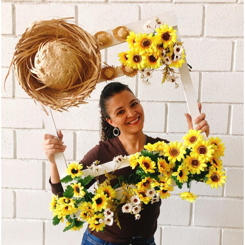 como decorar festa junina com girassol