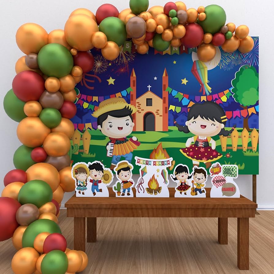 decoração festa junina em casa infantil