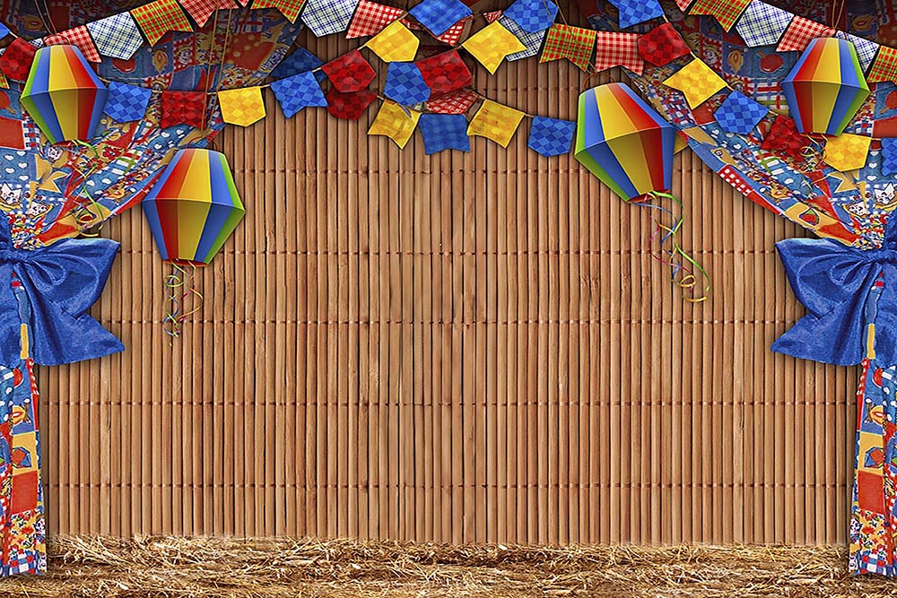 painel festa junina redondo