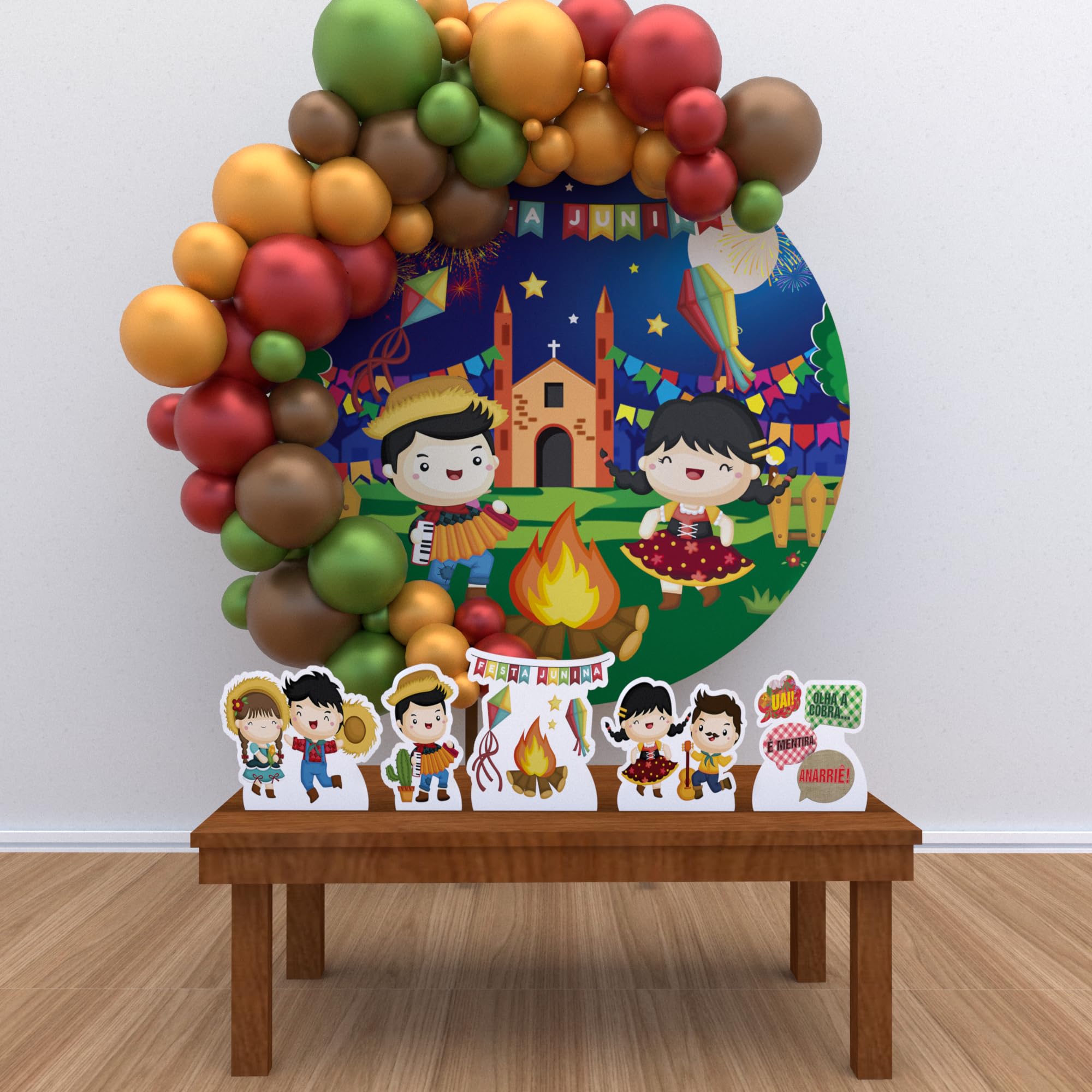 painel festa junina simples
