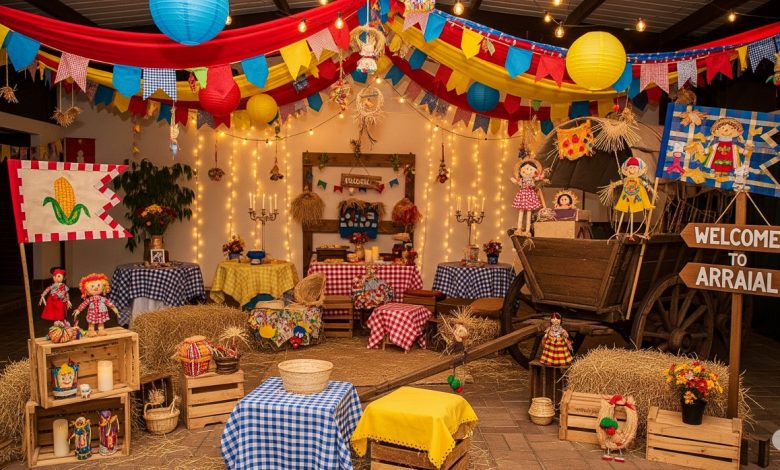 quanto custa decorar festa junina quintal