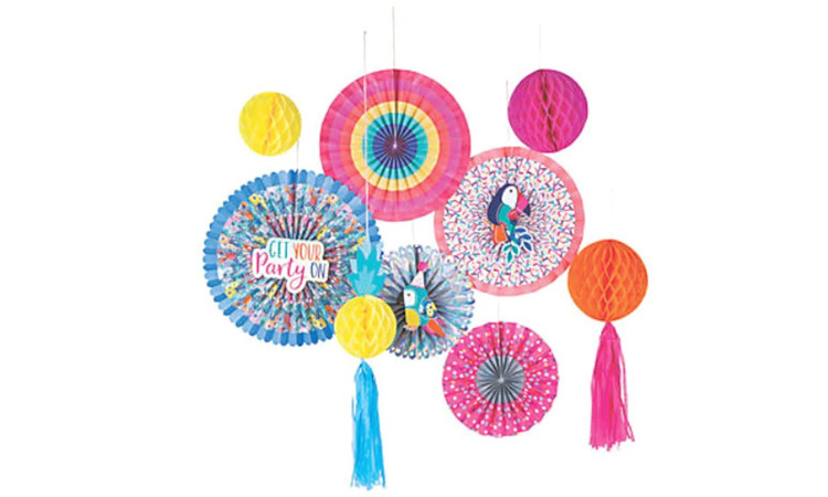 decoração luau simples com balões