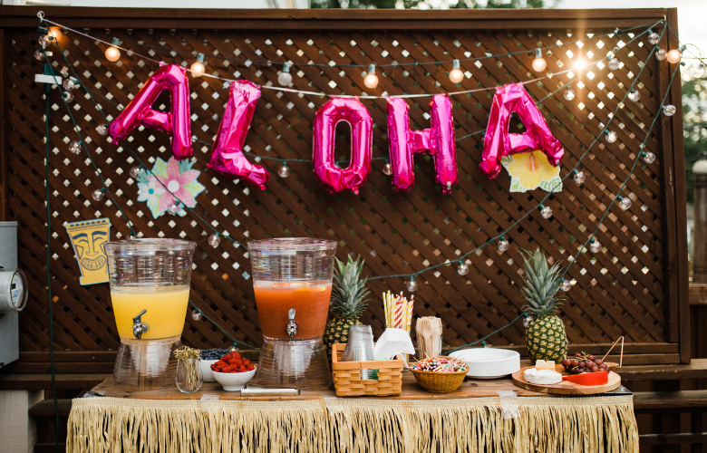 quanto custa decoração luau simples