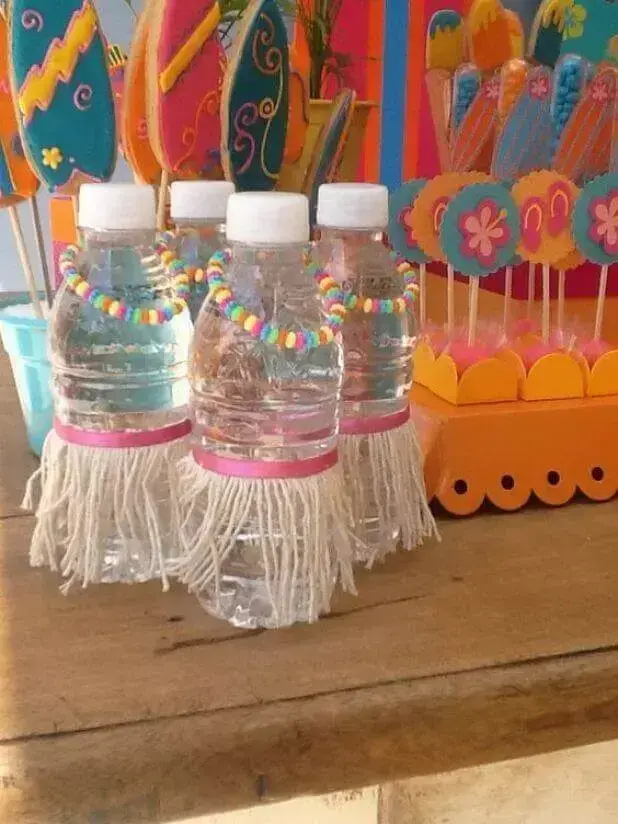 decoração festa luau simples