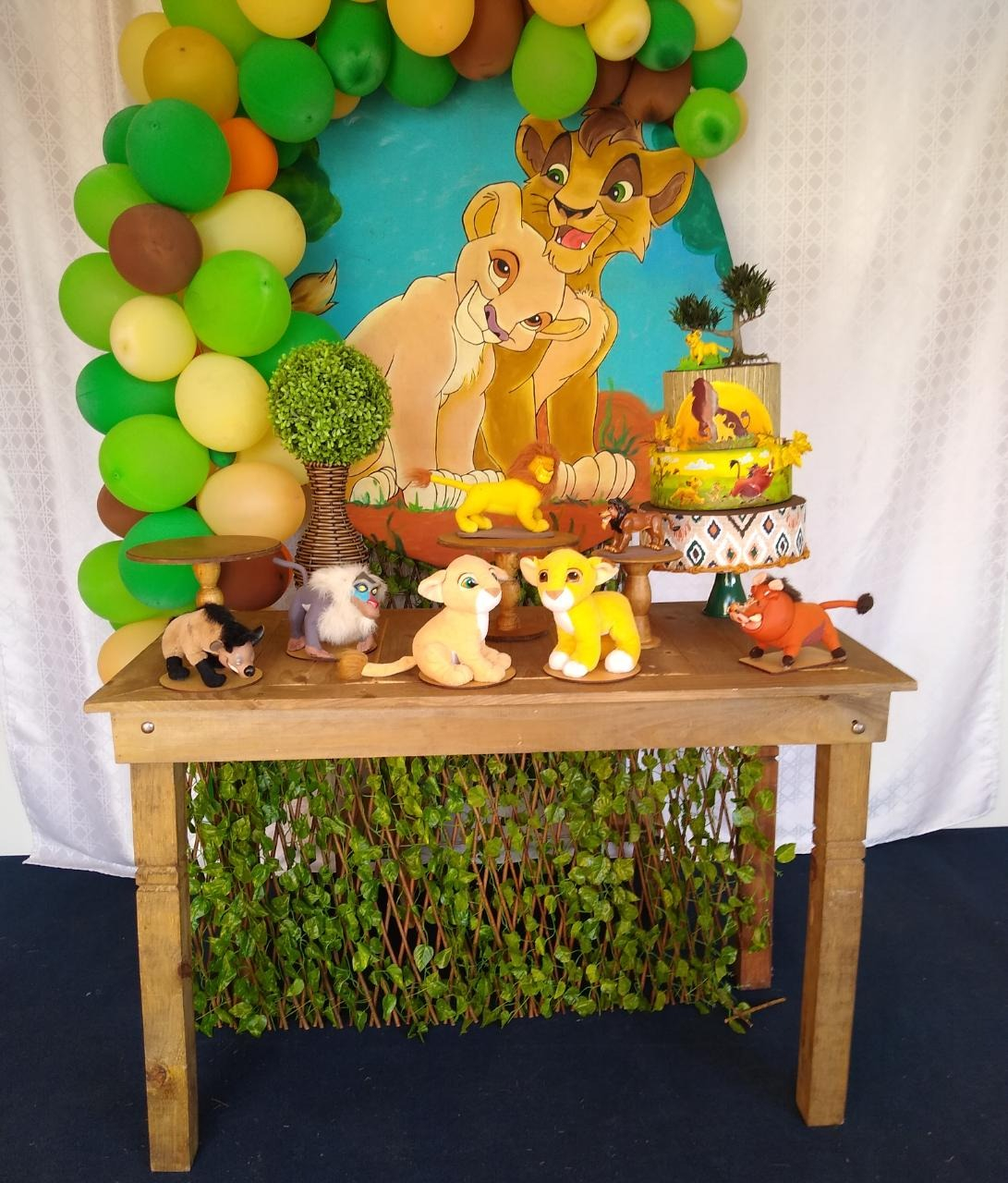 quanto custa decoração festa rei leão simples