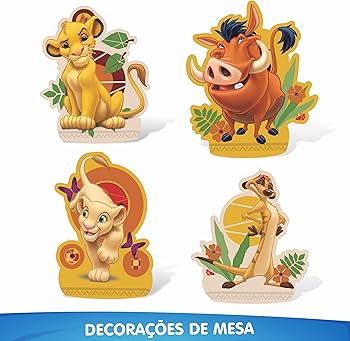 ideias de decoração festa rei leão simples e barata