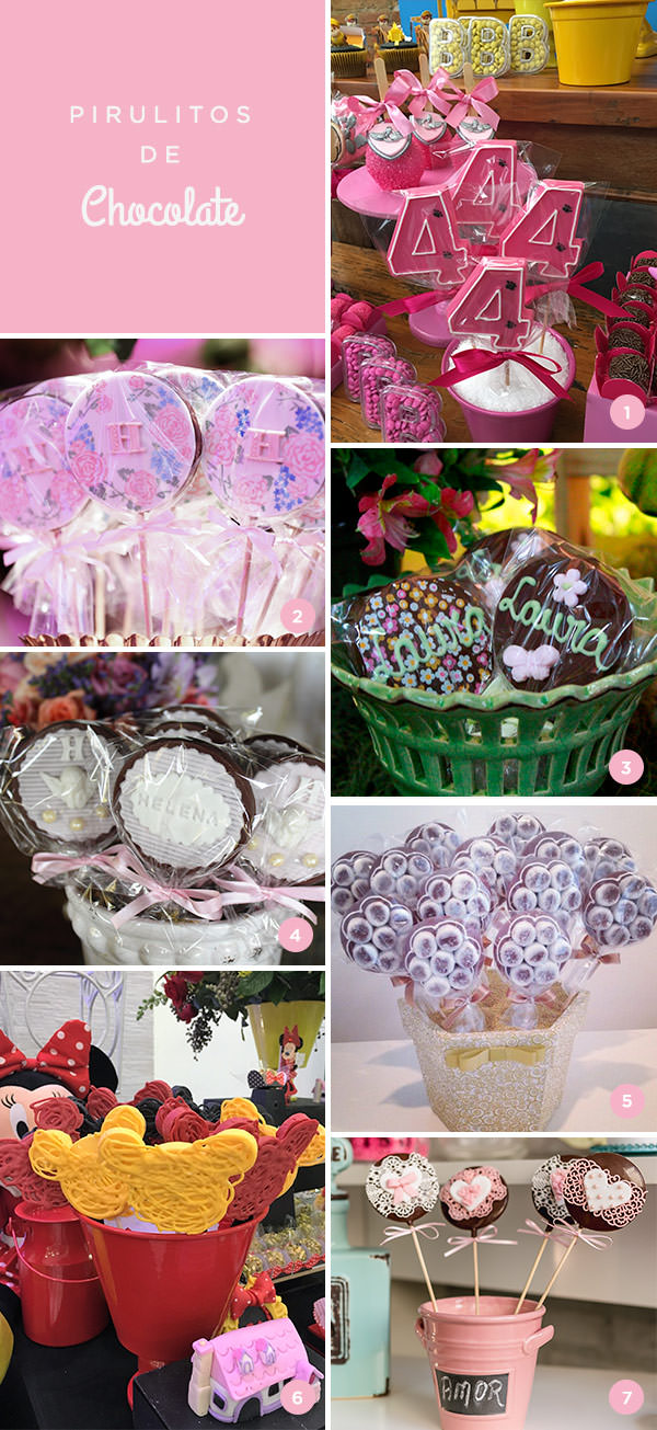 ideias criativas decoração festa tema chocolate