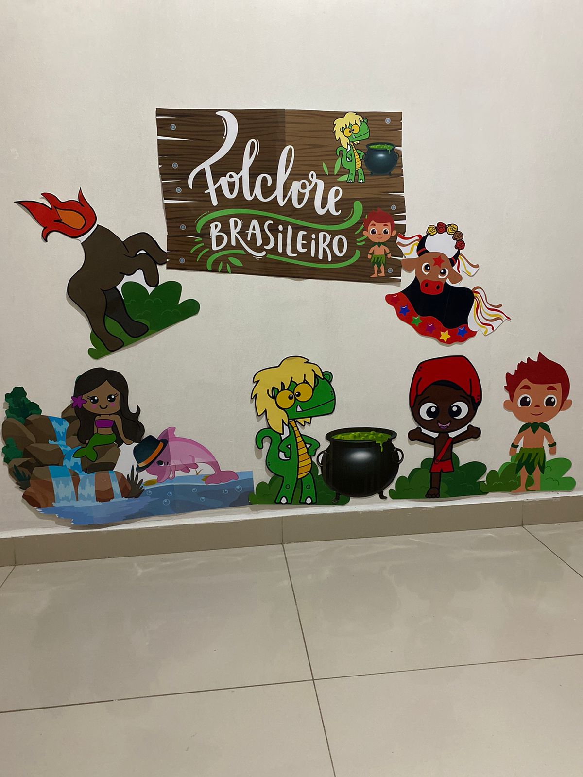 ideias de decoração folclore brasileiro para escola